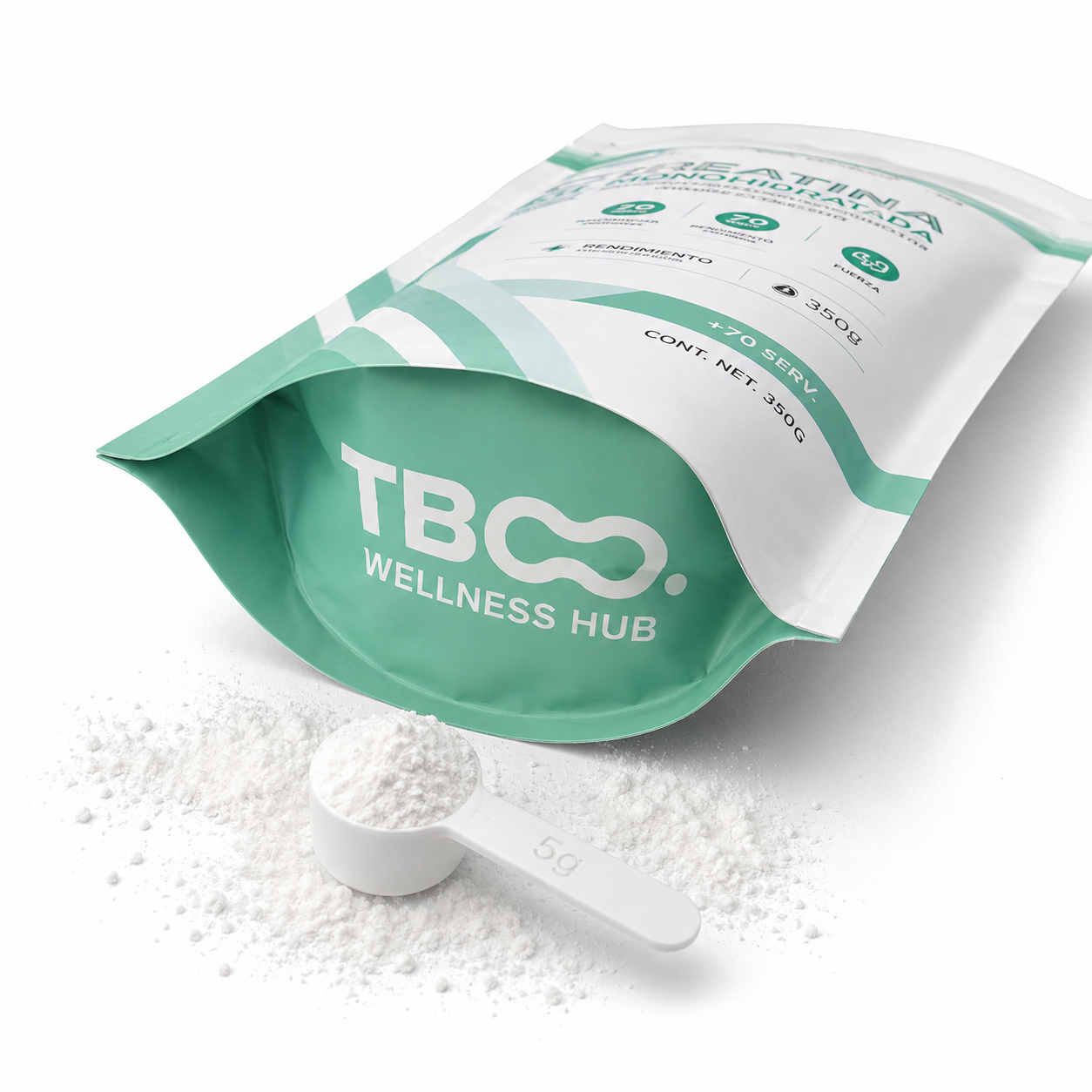 Creatina Monohidratada The Boost Co. 350 g — 70 servicios