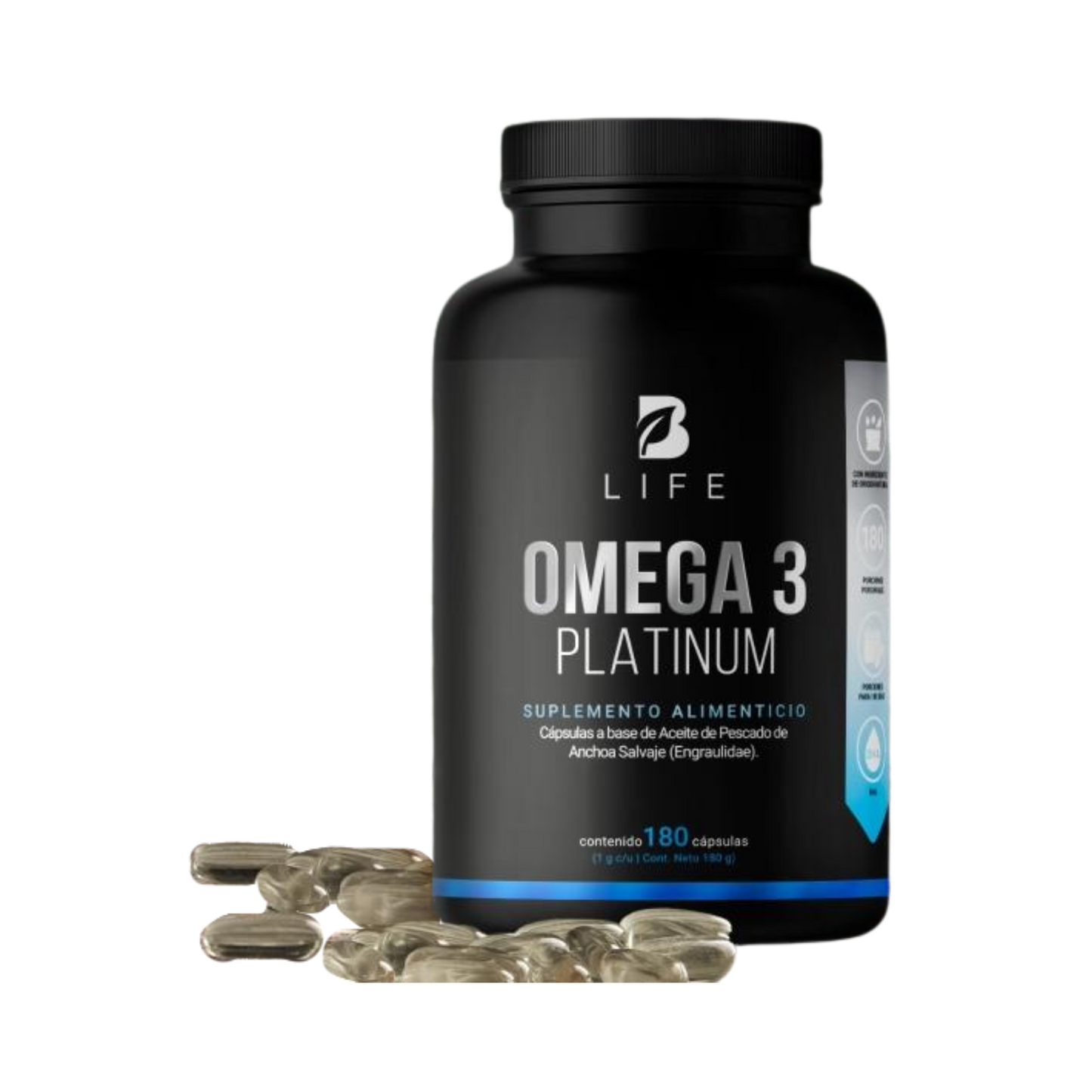 B LIFE OMEGA 3 PLATINUM 180 CAPS