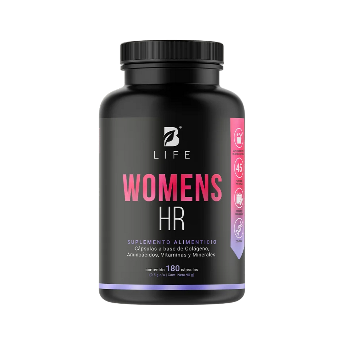 B LIFE WOMENS HR 180 CAPS