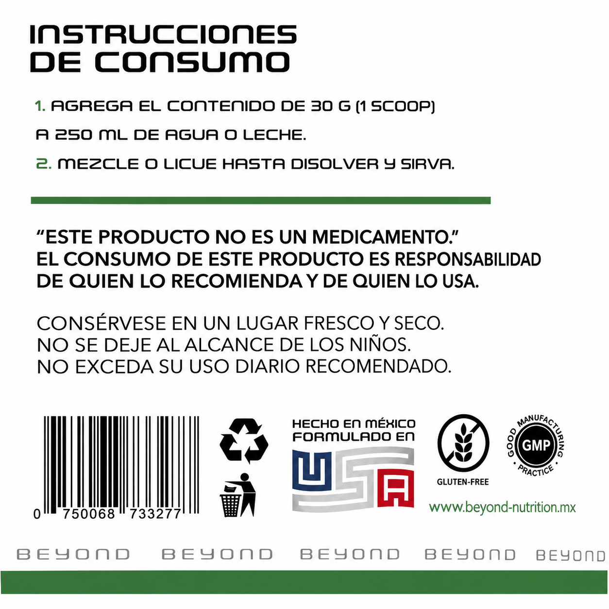 Beyond Hydrolyzed Whey Protein 5 lb – 73 porciones