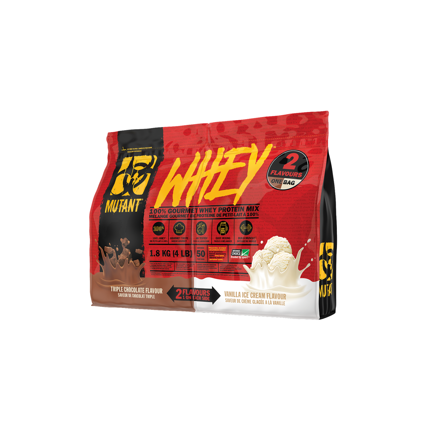 MUTANT GOURMET WHEY PROTEIN 2 SABORES