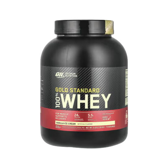 OPTIMUM NUTRITION GOLD STANDARD 100% WHEY VAINILLA ICE CREAM