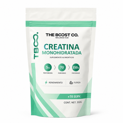 Creatina Monohidratada The Boost Co. 350 g — 70 servicios