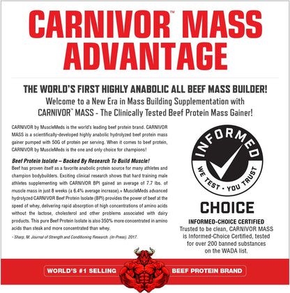 MUSCLEMEDS CARNIVOR 4LBS