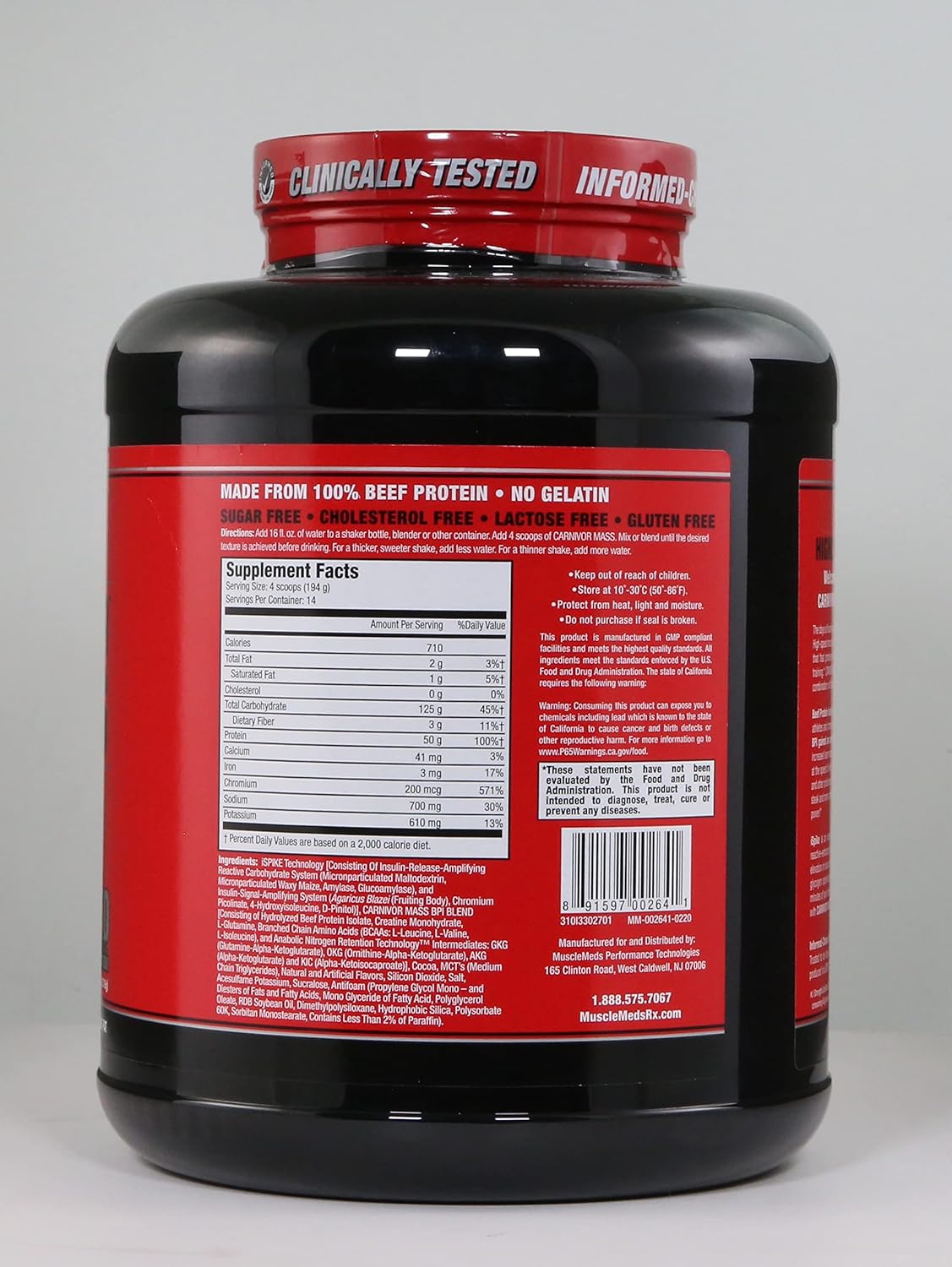 MUSCLEMEDS CARNIVOR 4LBS