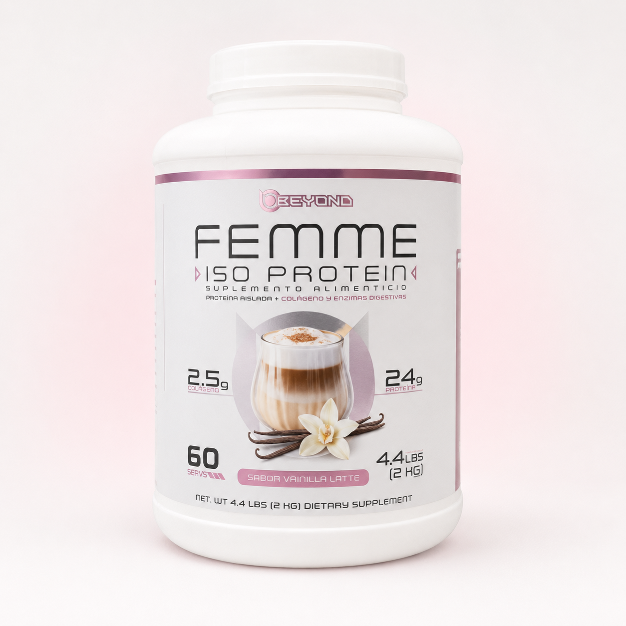 Femme ISO Protein 2 kg – Proteína aislada con colágeno