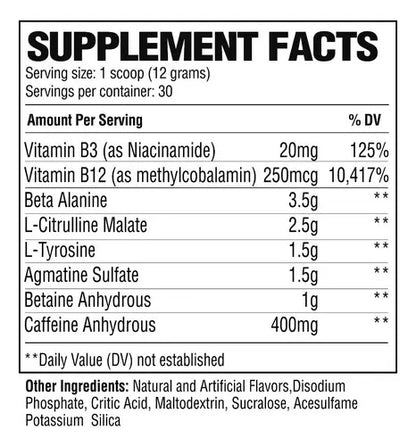 RAW PRE EXTREME 30SERV