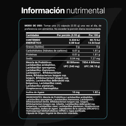 80 BILLON PROBIOTICS PLATINUM B LIFE